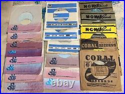 (100) EARLY ROCK & ROLL Era 45 RPM Factory COMPANY Sleeves Lot 50s & 60s Soul