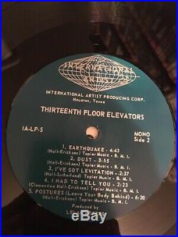 13th Floor Elevators Easter Everywhere LP Mono Thirteenth Roky Erickson Psych