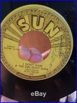 1954 Elvis Presley Good Rockin' Tonight 45 SUN RECORDS ORIGINAL PUSH MARKS 210