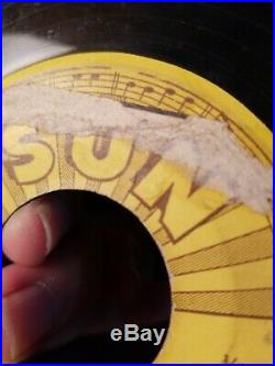 1955 Original Elvis Presley Sun Label 215 Push Marks 45 Milkcow Blues Boggie
