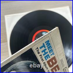 1960s Meet The Beatles US Pressing Rainbow Label In Shrink! NICE COPY + Sleeve