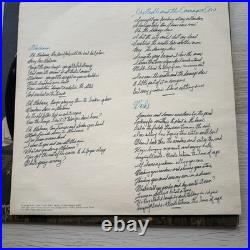 1970s Neil Young Harvest Vintage LP Complete VG+ Reprise +Lyric Book +Sleeve