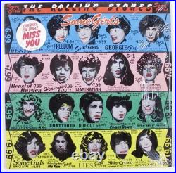 1970s ROLLING STONES Some Girls Original die-cut cover SHRINK +Miss You HYPE! EX 1970s ROLLING STONES Some Girls Original die-cut cover SHRINK +Miss You HYPE! EX