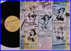 1970s ROLLING STONES Some Girls Original die-cut cover SHRINK +Miss You HYPE! EX 1970s ROLLING STONES Some Girls Original die-cut cover SHRINK +Miss You HYPE! EX