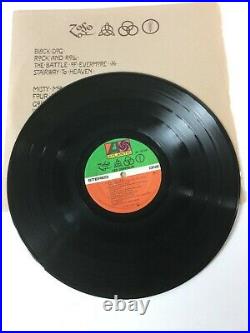 1971 Led Zeppelin IV Vinyl LP Record Atlantic SD 19129