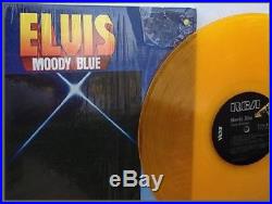 1977 Elvis Presley Moody Blue (LP, Album, Yel) AFL-2428
