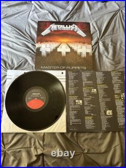1986 U. S. Allied Pressing Metallica master of puppets