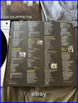 1986 U. S. Allied Pressing Metallica master of puppets