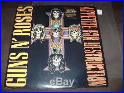 1987 Guns & Roses-appetite-lp-u. S Press-sealed! Dead Pool Hype! Rock/metal Lp