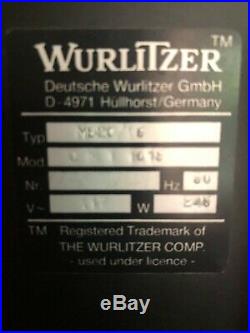 1990 Wurlitzer One More Time 1015 Bubbler Jukebox Vinyl 45 Records Like New