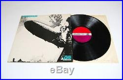 1ST PRESS Led Zeppelin 1 PLUM UK TURQUOISE Vinyl LP UNCORRECTED 8 MATRIX RARE