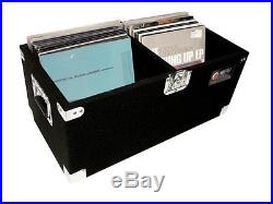 2 Odyssey CLP200P Carpeted Pro DJ Cases withDetachable Lid 400 LP Vinyl Records