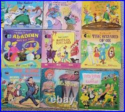 (20) Disney vinyl records Lot 45s Aladdin, Wizard of Oz