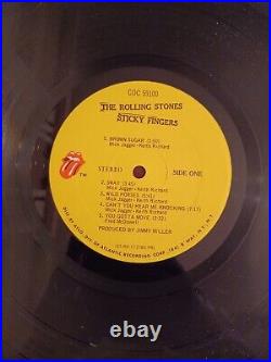3 Rolling Stones Original Vinyl LP Record Albums Let it Bleed Our Heads Sticky