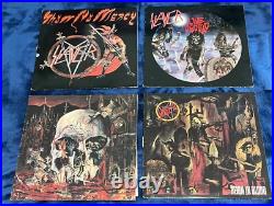 (4) Original SLAYER! Vinyl Record LP Album Lot