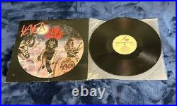 (4) Original SLAYER! Vinyl Record LP Album Lot