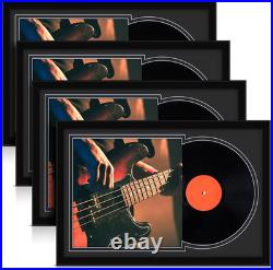 4 Pcs Vinyl Record Display Frame 16X22 Inches Double Groove Record