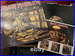 406 x LP/12/7 Record Collection Heavy Metal Hard Rock Job Lot Vinyl Iron Maiden