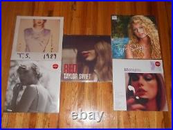 5-taylor swift vinyl lp's all new and sealed