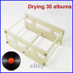 6L Ultrasonic Vinyl Record Cleaner Cleaning Washing Machine with Drying Rack