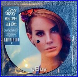 6x Lana Del Rey 7 Picture Disc Vinyls From Born To Die & Paradise Era Nm