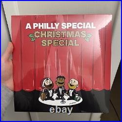 A PHILLY SPECIAL CHRISTMAS 2022-23 RED VINYL LP Philadelphia Eagles In Hand