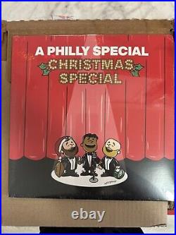 A Philly Special Christmas Red Vinyl 2023 Eagles With Jason Kelce #82 Funko Pop