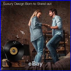 ABOX Vinyl Record Player Bluetooth 3 Speed Vertical Turntable Stereo LP USB MP3