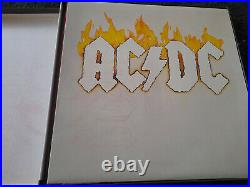 AC/DC 1 box set iron on transfer Albert 1st press 7 LP High Voltage TNT Highway