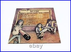 AC/DC Dirty Deeds Vinyl LP Record 1976 Blue Roo 1st Press Inc Hype & Promo Flyer AC/DC Dirty Deeds Vinyl LP Record 1976 Blue Roo 1st Press Inc Hype & Promo Flyer