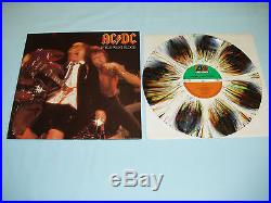 AC/DC If You Want Blood 12 SPLATTER color vinyl album LP MEGA RARE
