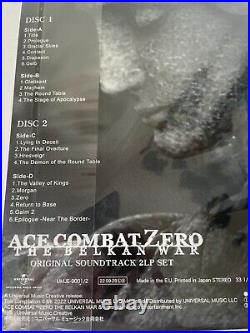ACE COMBAT ZERO THE BELKAN WAR ORIGINAL SOUNDTRACK 2LP Vinyl Record Japan