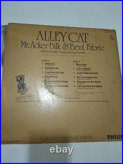 ACKER BILK BENT FABRIC LEON YOUNG ALLEY CAT RARE LP RECORD vinyl INDIA G+