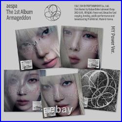 AESPA ARMAGEDDON The 1st Album MY POWER Ver/CD+Photo Book+2 Card+Poster+GIFT