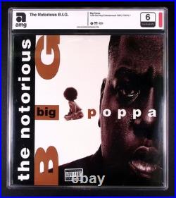 AMG Graded 6 Sealed Notorious B. I. G. Big Poppa 1994 Bad Boy Original Vinyl LP