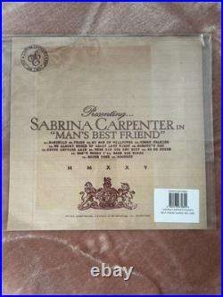 Abrina Carpenter Man's Best Friend Alt Cover #2 LP + Signed UK Art Card Rare
