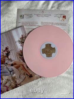 Abrina Carpenter Man's Best Friend Alt Cover #2 LP + Signed UK Art Card Rare