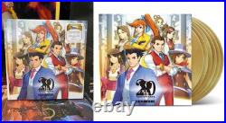 Ace Attorney 20th Anniversary Vinyl Record Soundtrack 6 LP Badge Gold Box Set