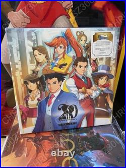 Ace Attorney 20th Anniversary Vinyl Record Soundtrack 6 LP Badge Gold Box Set