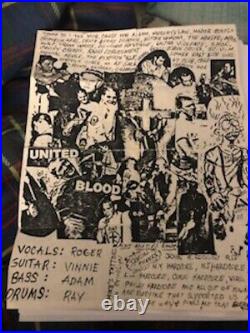 Agnostic Front -united Blood 7 Ep. Nyhc, Skinhead, 1983
