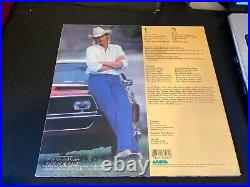 Alan Jackson? - Here In The Real World Vinyl Limited edition stamped promo 1989