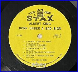 Albert King Born Under A Bad Sign Lp 1967 Original Stax Records Yellow Label