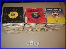 Amazing lot of 322 Motown 7 45 vinyl records! 60's through 80's ALL VG+ to NM