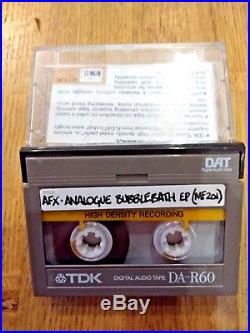 Aphex Twin Afx'analogue Bubblebath' Original Production Master Dat Mighty Force
