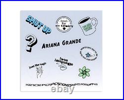 Ariana Grande Positions Exclusive Deluxe Periwinkle Swirl Colored Vinyl 2LP