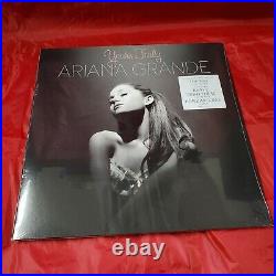 Ariana Grande Yours Truly Exclusive Limited Edition Clear White Swirl Vinyl LP