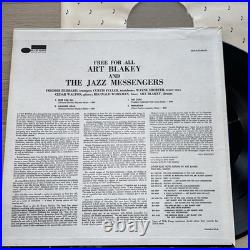 Art Blakey & The Jazz Messengers Free For All 1977 Stereo Press VG++ Blue Note