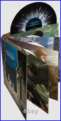 Attack on Titan Season 3 Deluxe Edition Soundtrack Vinyl LP (Blk/White Splatter)