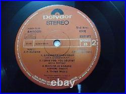 BAROOD S D BURMAN 1975 RARE LP RECORD OST orig BOLLYWOOD VINYL hindi India VG+