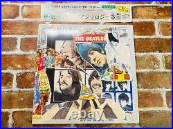 BEATLES ANTHOLOGY 1 2 3 Vinyl Record Japan Limited 3xLP withBooklet Obi NM Fast